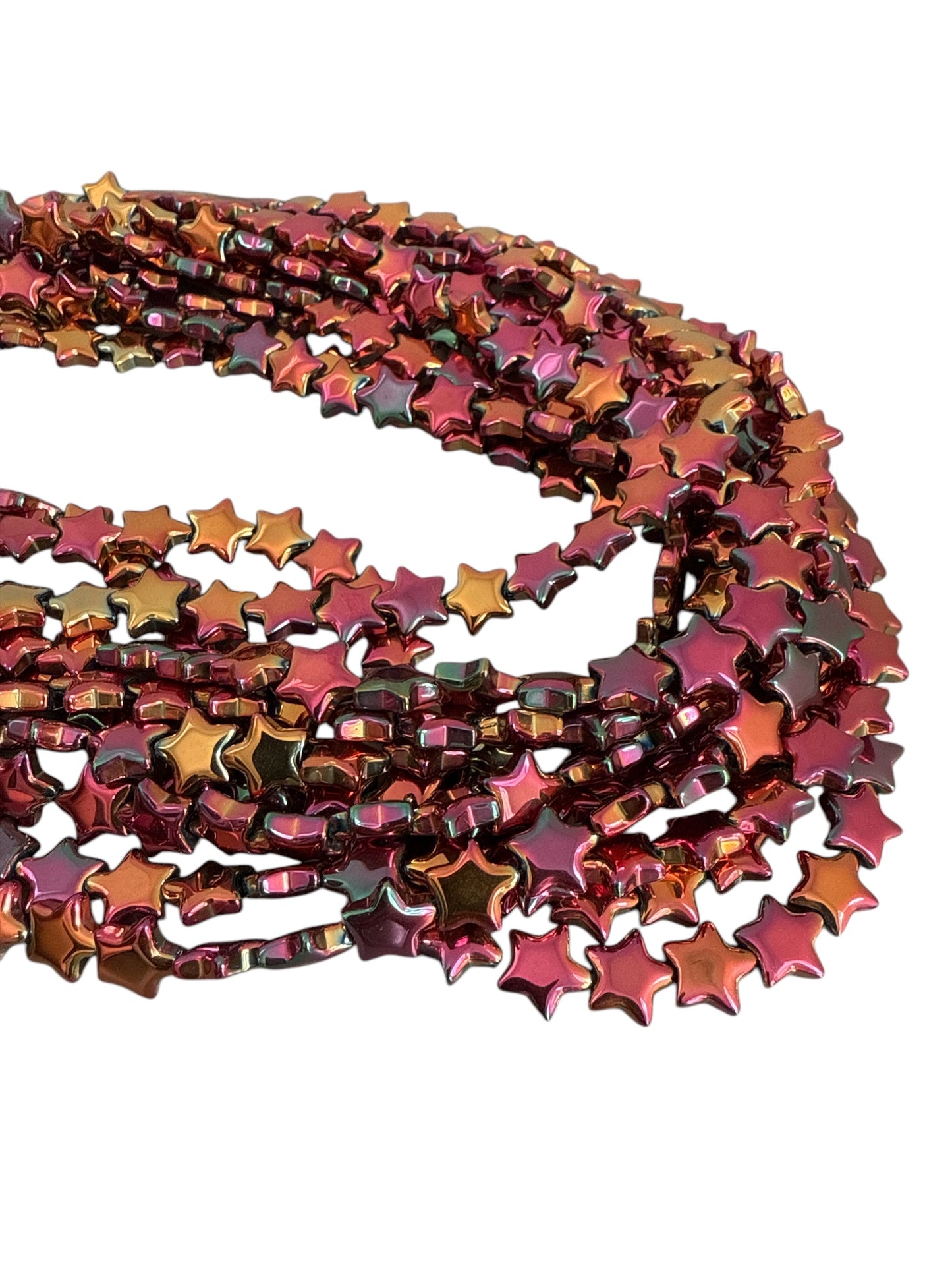 10mm Star Multicolor Cristal Strand 28926