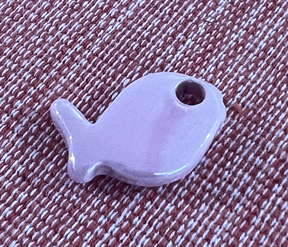 Approx 28mm Enamel Ceramic Fish 27961