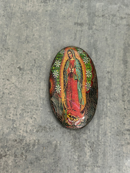 Oval Virgen Guadalupe Pendant (30323)