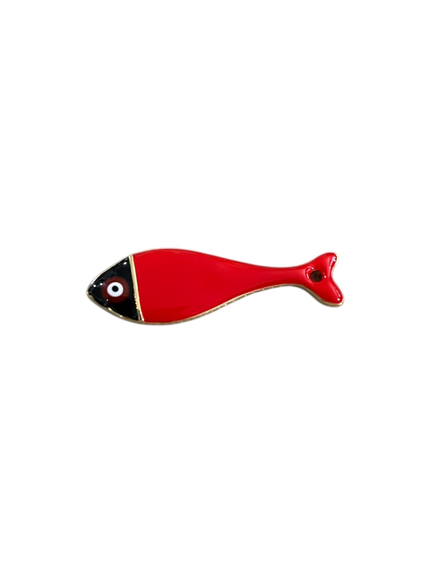35x11mm Enamel Evil Fish (29770)