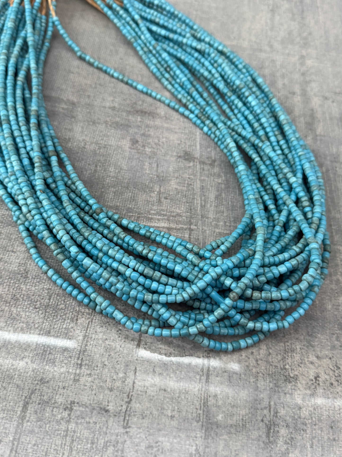 African seed bead strand