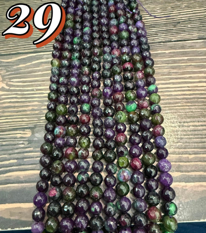 8mm Agate Round Strand