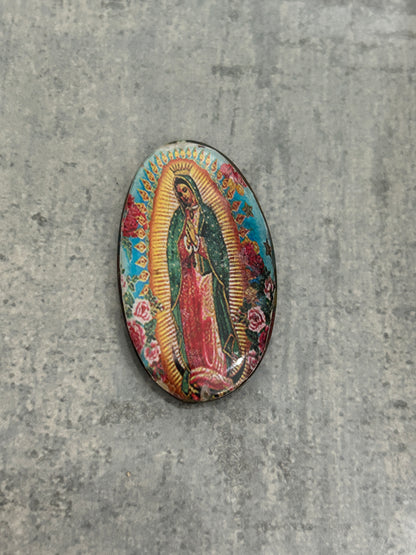 Oval Virgen Guadalupe Pendant (30323)