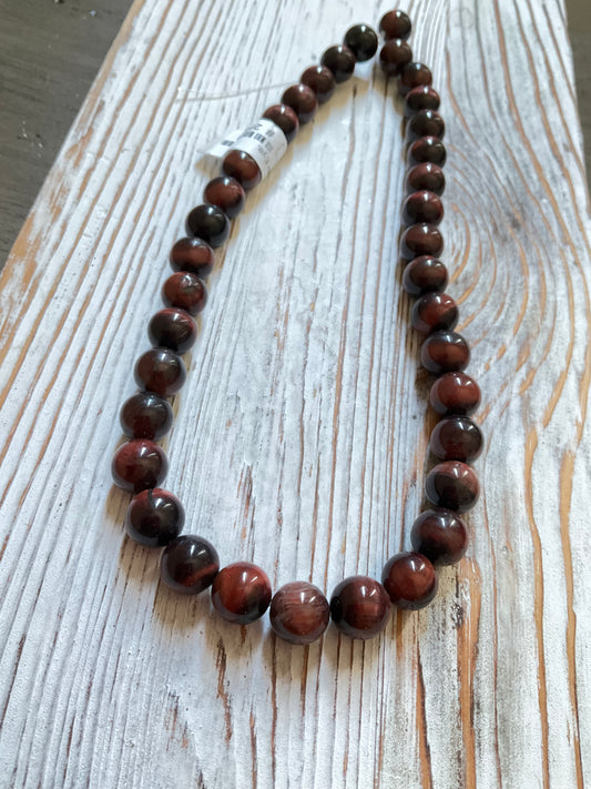 10mm Red Tiger Eye (25486)