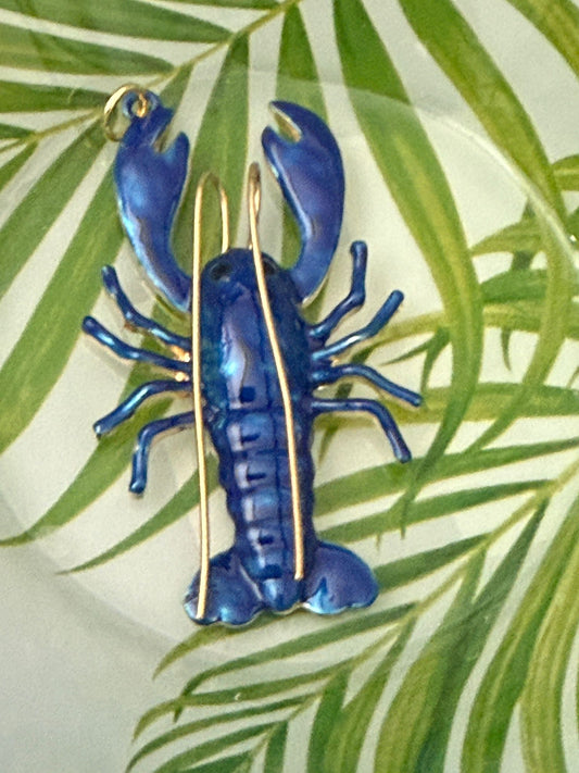 58mm Enamel Lobster Pendant (29766)