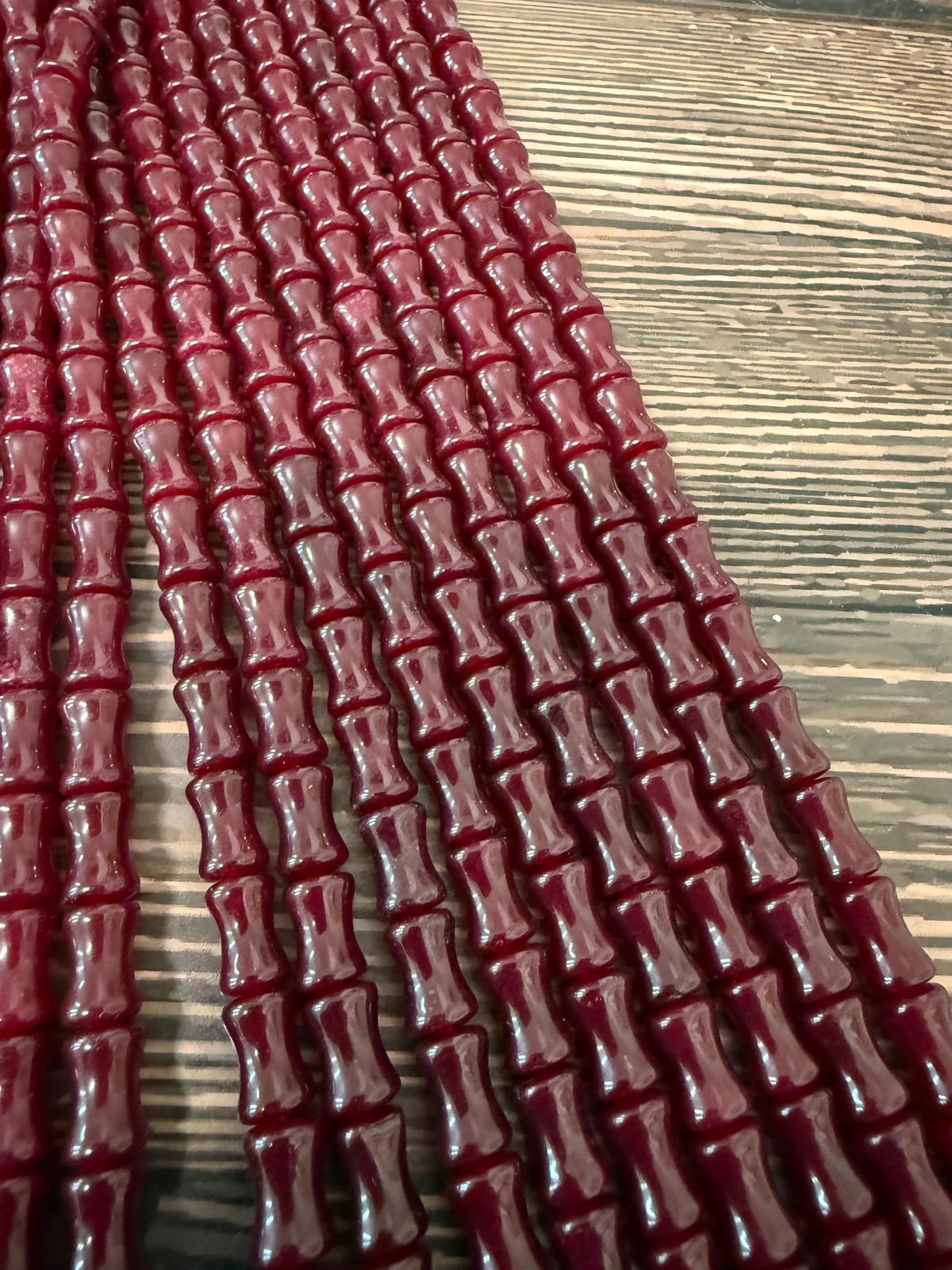 12mm bones shaped agate(29954)strand15”