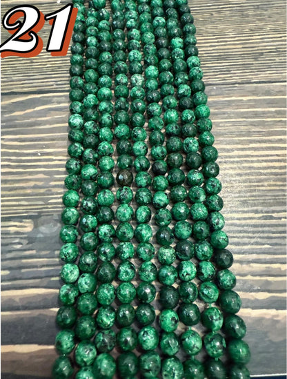 8mm Agate Round Strand