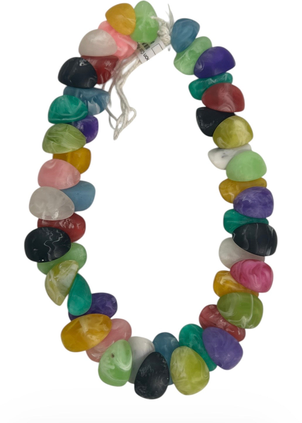20mm Half Moon Color Resin)1/2 Strand