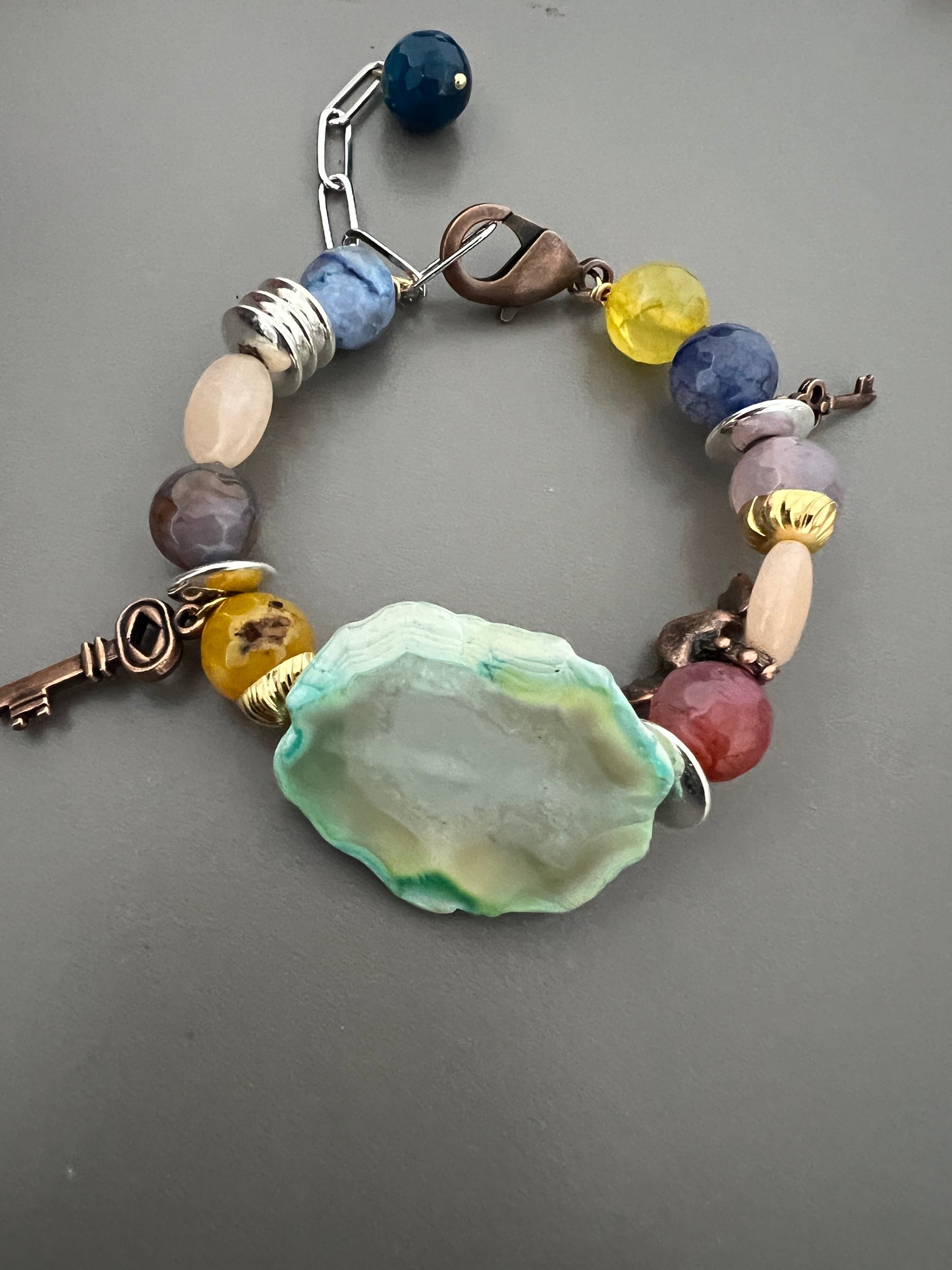 27398 Bracelet Kit w/ agate slice