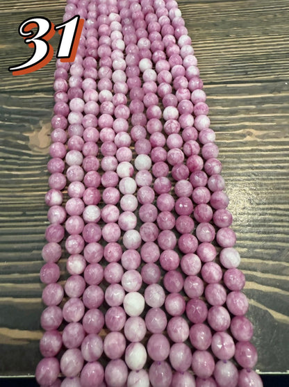 8mm Agate Round Strand