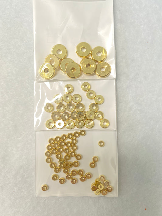 Disc Rondelle 18k (1pack)