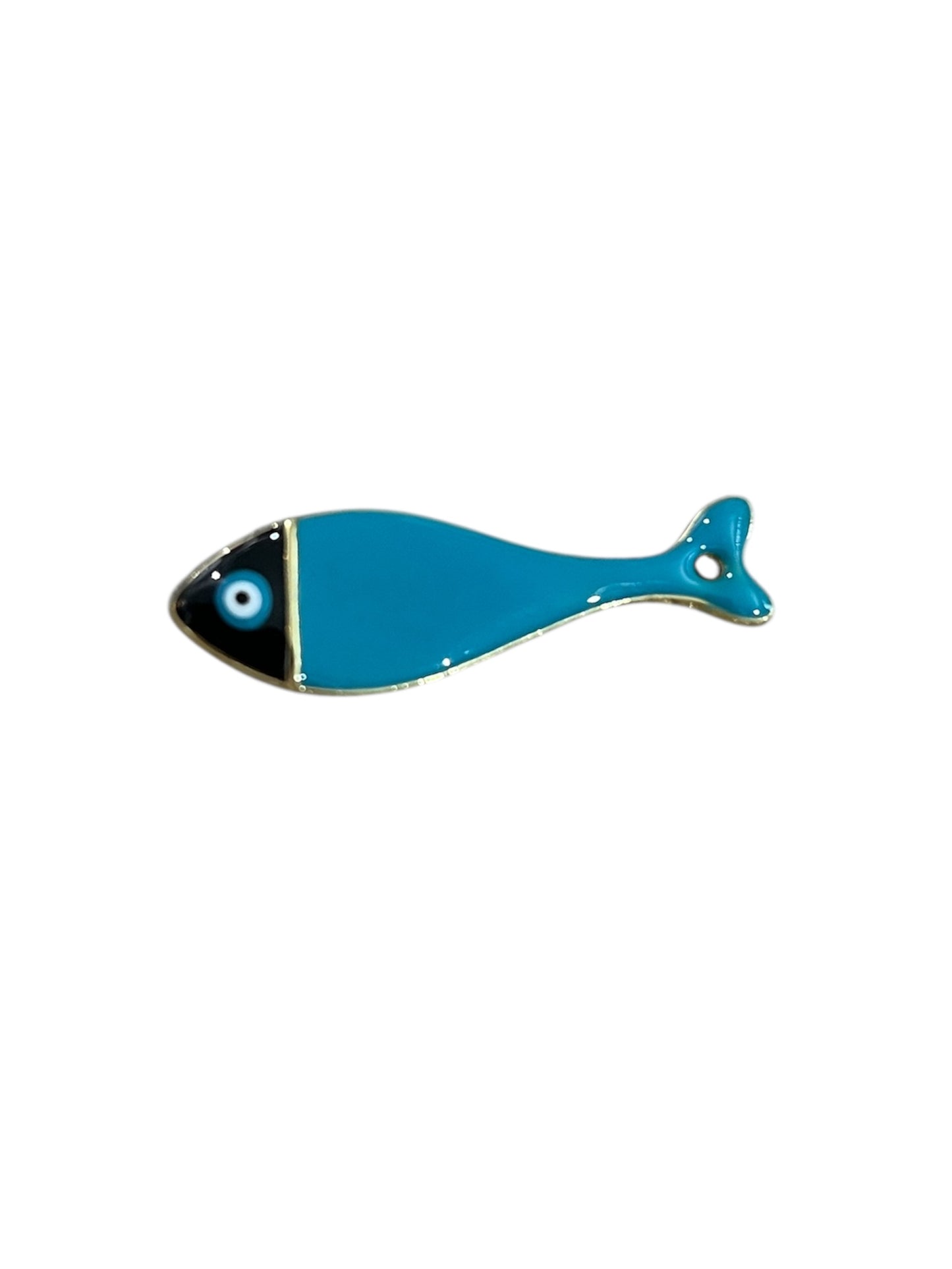 35x11mm Enamel Evil Fish (29770)