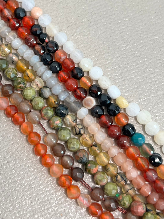 4mm Different Style Gemstones