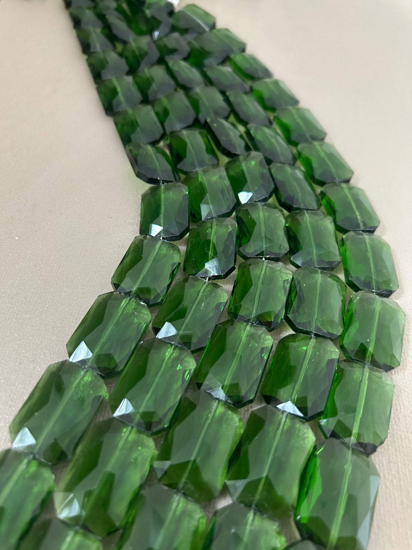 18*27mm Rect. Crystal Strand-30315