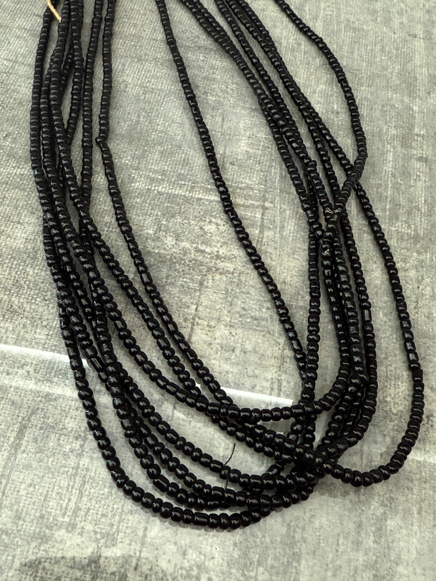 African seed bead strand