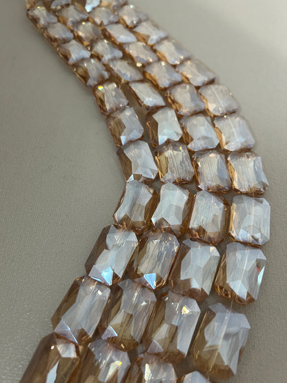 18*27mm Rect. Crystal Strand-30315
