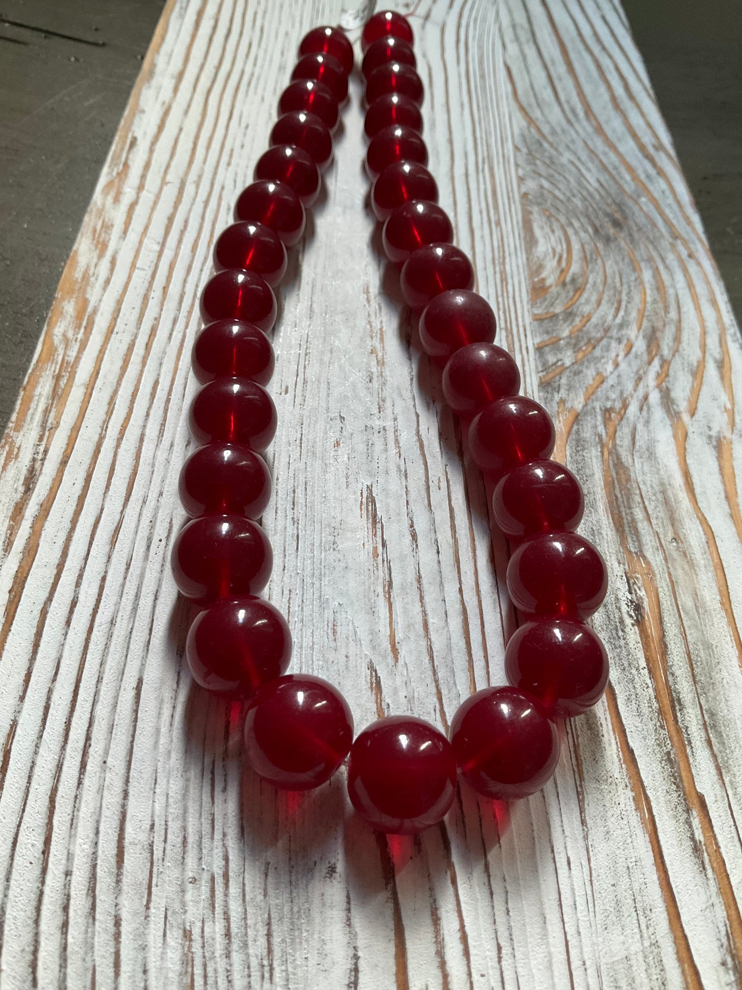 15mm Cranberry Tone Strand (25161)