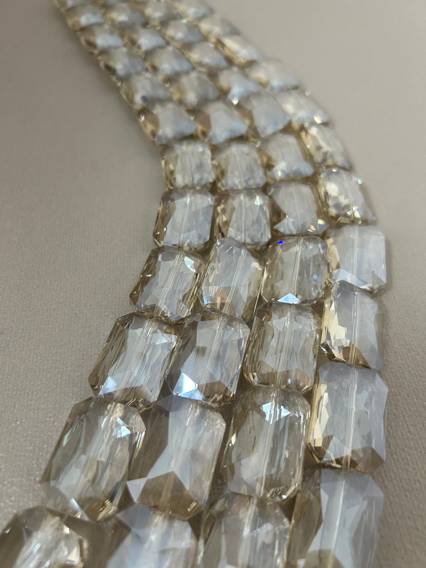 18*27mm Rect. Crystal Strand-30315