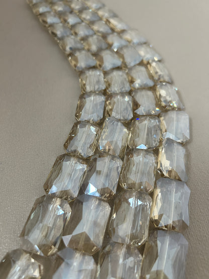 18*27mm Rect. Crystal Strand-30315