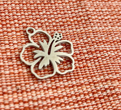 24mm SS Amapola Flower Silver 29892