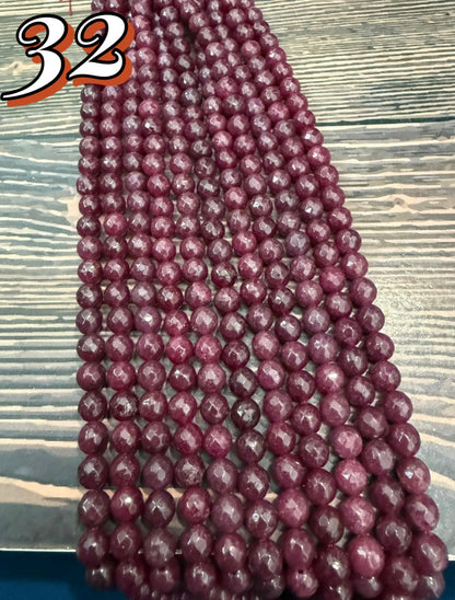 8mm Agate Round Strand