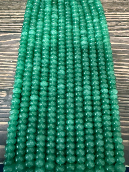 8mm Rondelle Jade Strand
