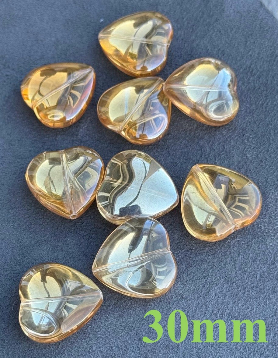 Faceted Cristal Hearts