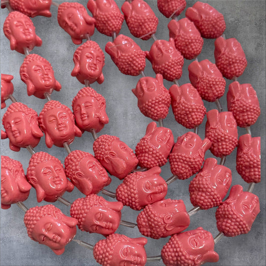 25mm Double-Sided Buddha Resin Strand 29947
