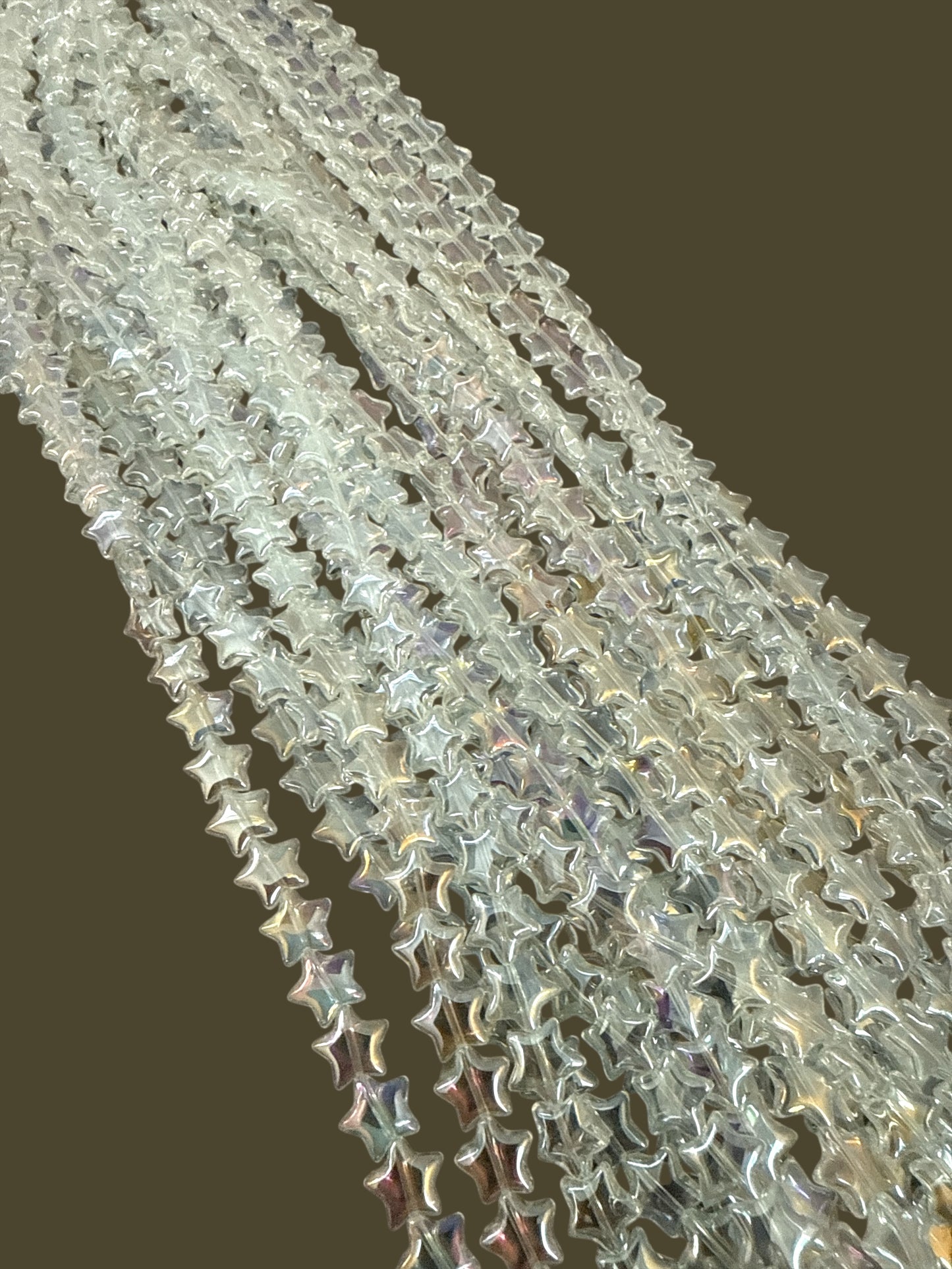 10mm Star Multicolor Cristal Strand 28926