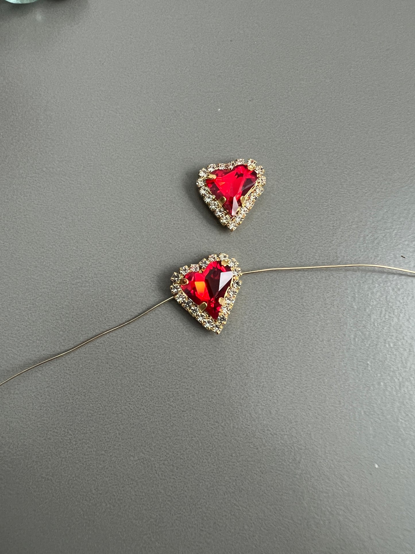 12x13mm heart charm/spacer