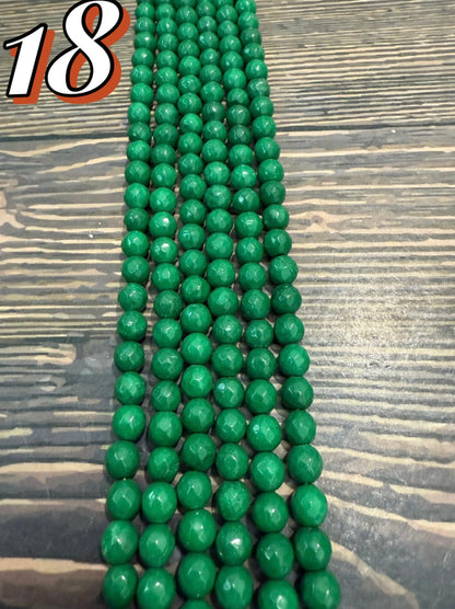 8mm Agate Round Strand