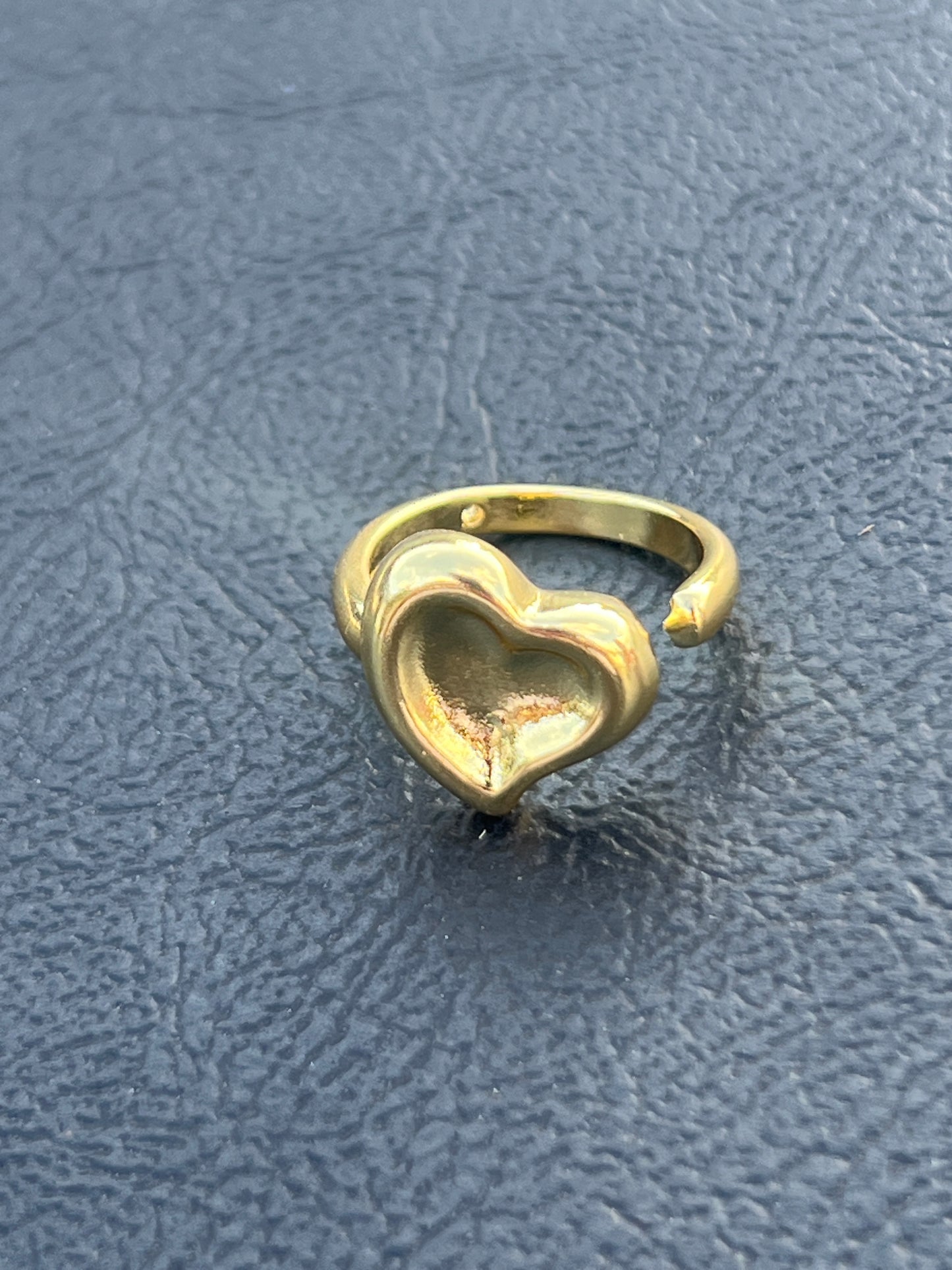 Ajustable Ring W/Heart #27073