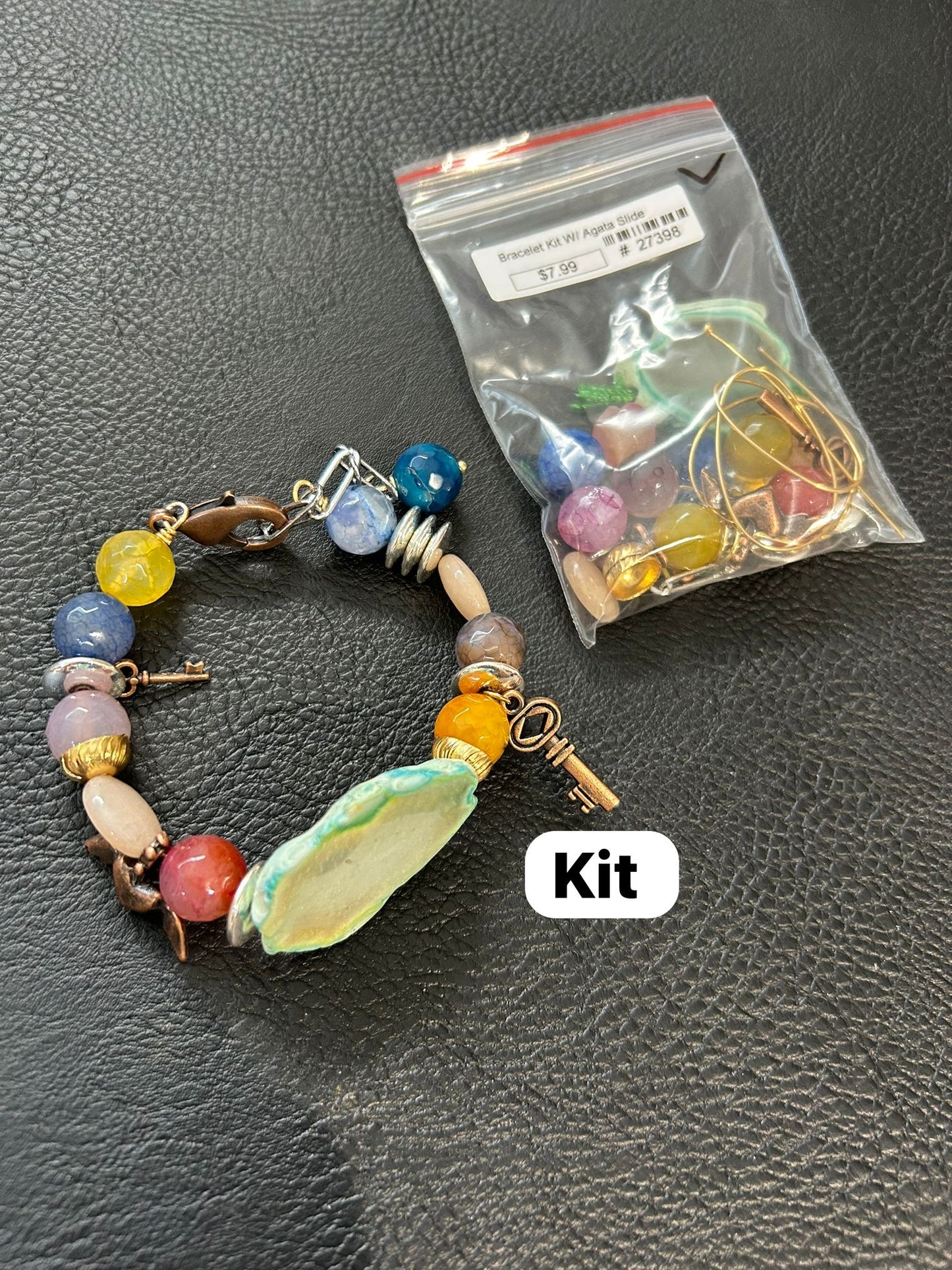 27398 Bracelet Kit w/ agate slice