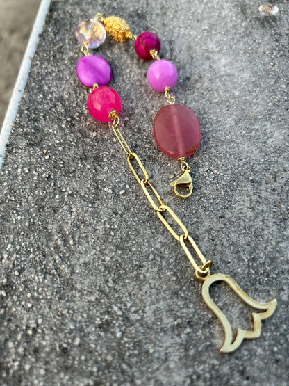 Pink and gold Tulip kit