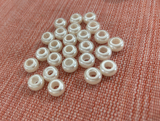 5mm Wide Hole Pearl Beads(11mm)
