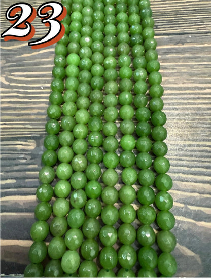 8mm Agate Round Strand