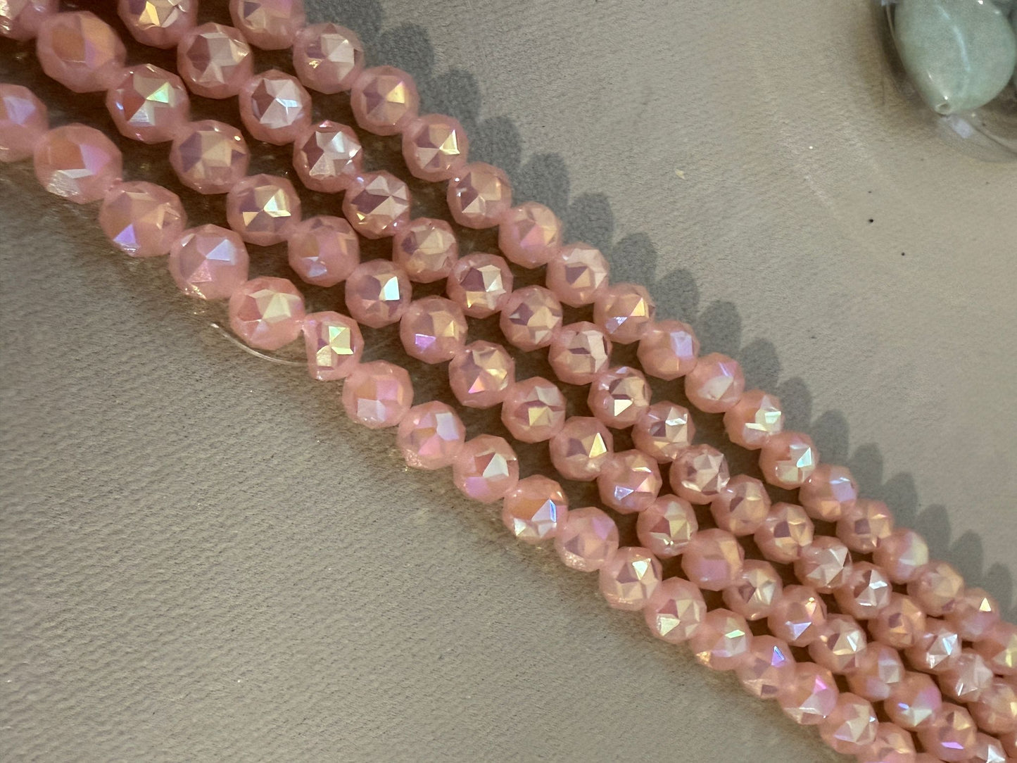 12mm/10mm Cristal Faceted Cristal Strand
