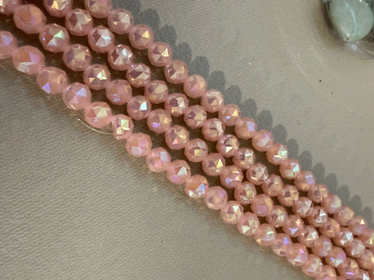 12mm/10mm Cristal Faceted Cristal Strand