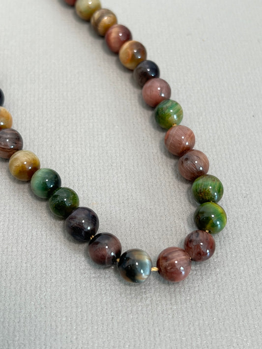 8mm Tiger Eye Different Colors (20619)