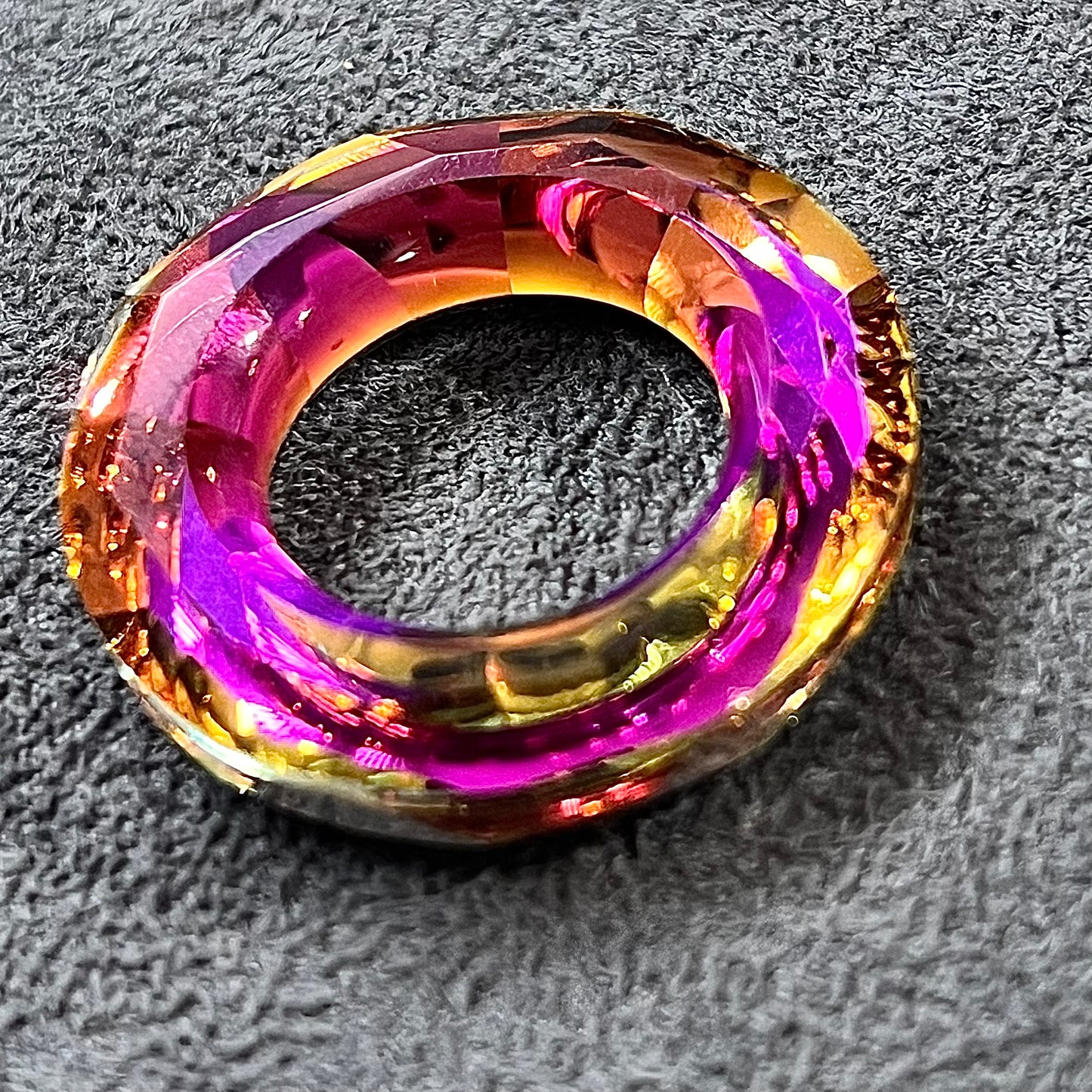 30mm Faceted Cristal Circle (28747)