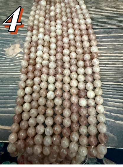 8mm Agate Round Strand