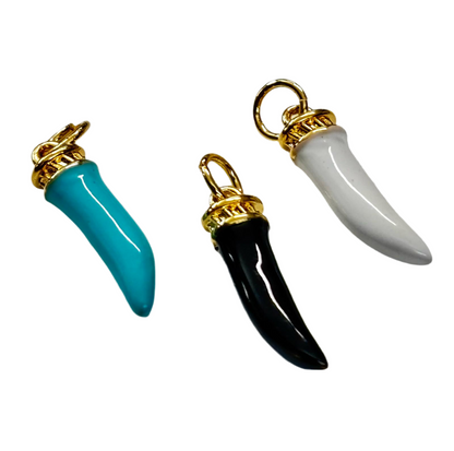 22mm Enamel Chili Gold Plated (27086)