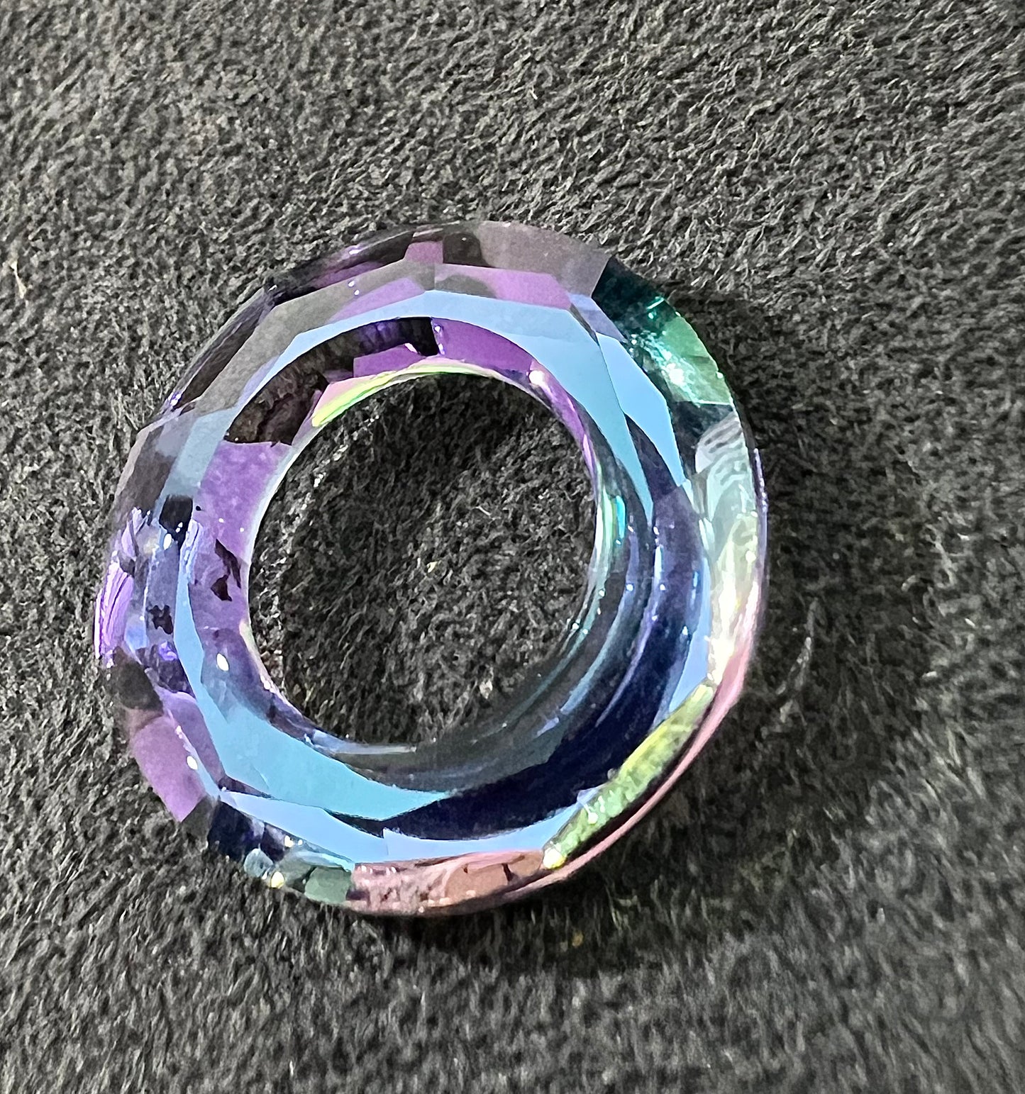 30mm Faceted Cristal Circle (28747)