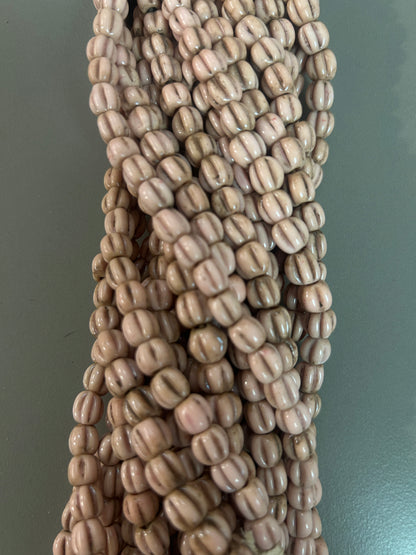Ethnic African pumpkin style bead