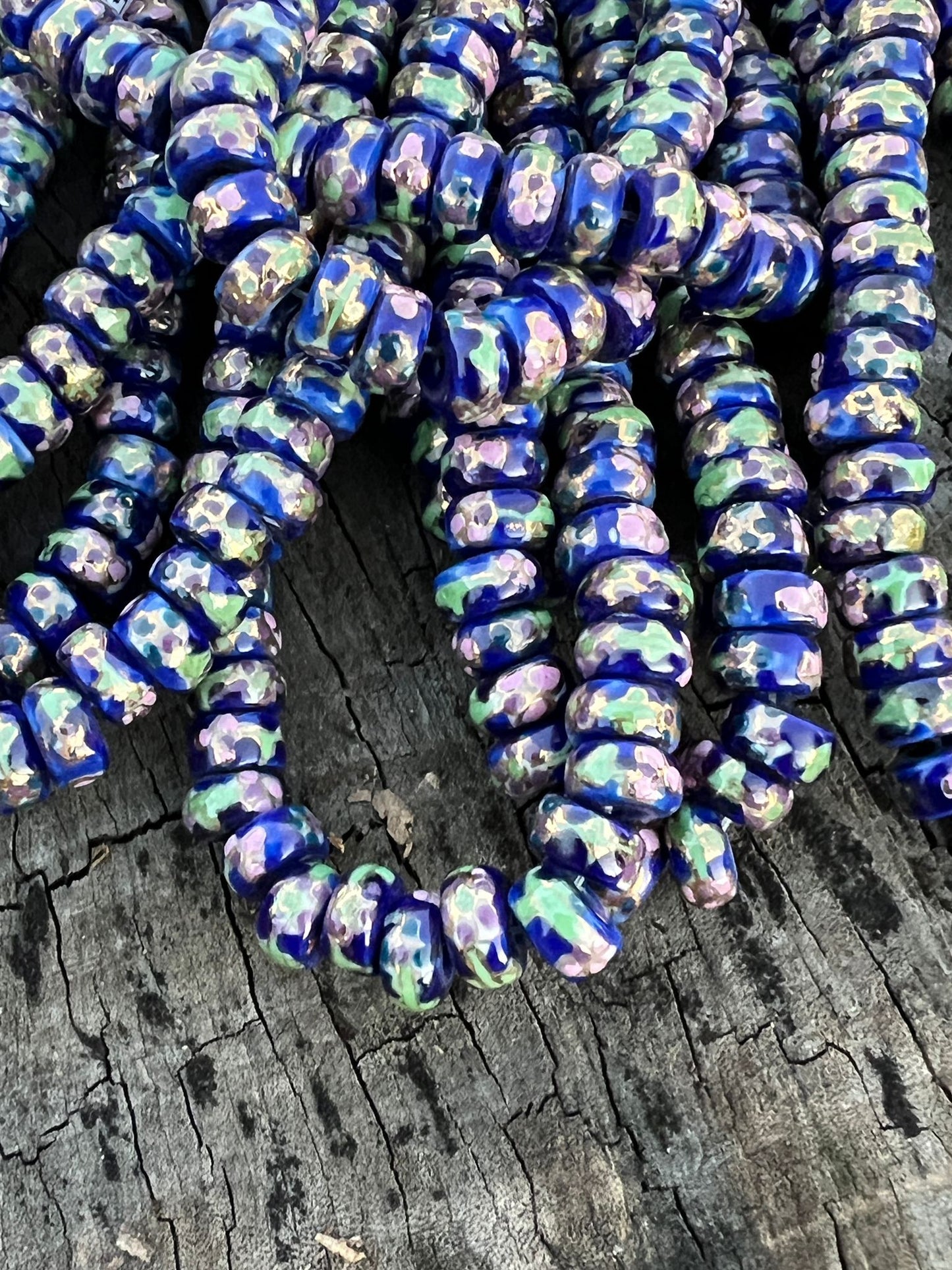 10x5mm Ceramic Strand Rondelle #27174