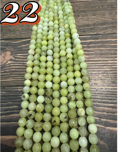 8mm Agate Round Strand