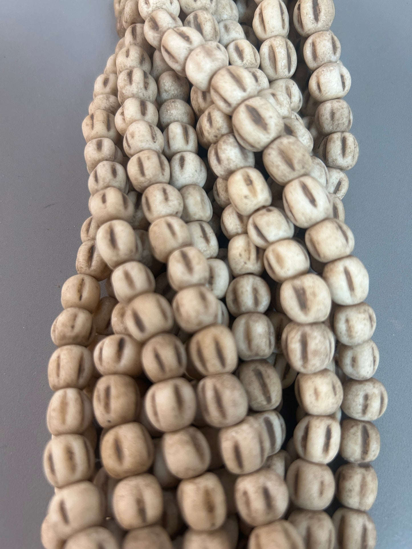 Ethnic African pumpkin style bead