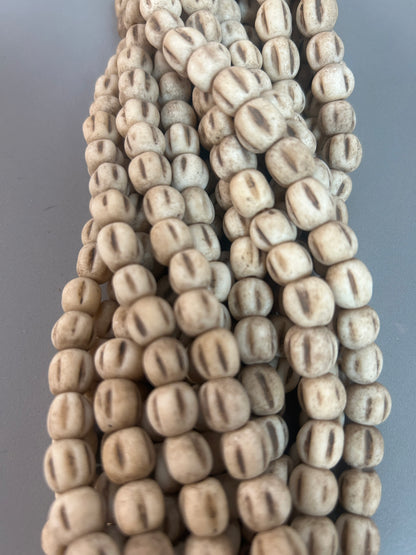 Ethnic African pumpkin style bead