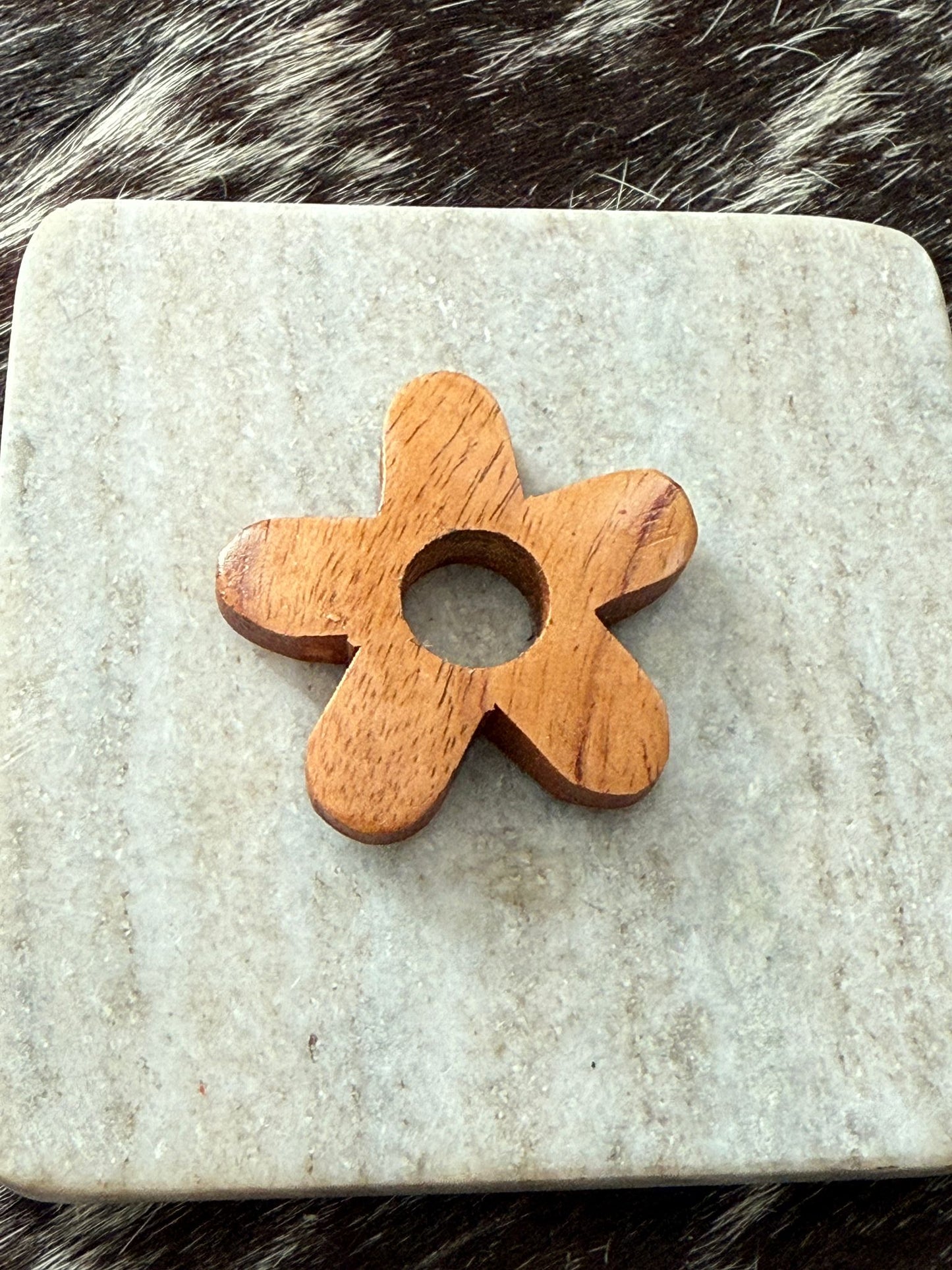45mm Wooden Flower (29740)