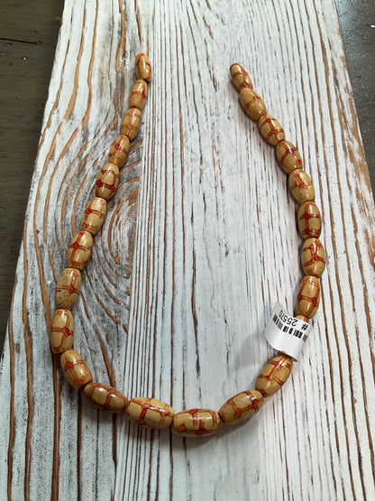 Wood Tube Strand (25570)